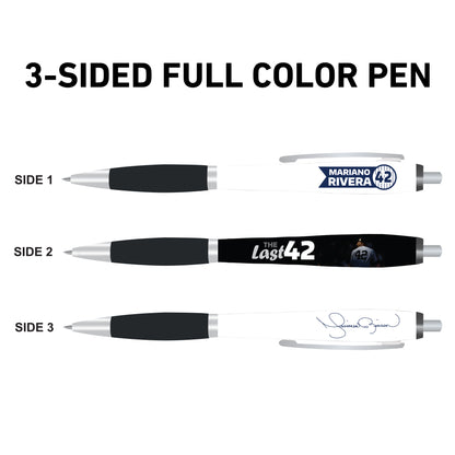 Mariano Rivera 3-Sided Ballpoint Pen with Clip - The Last 42