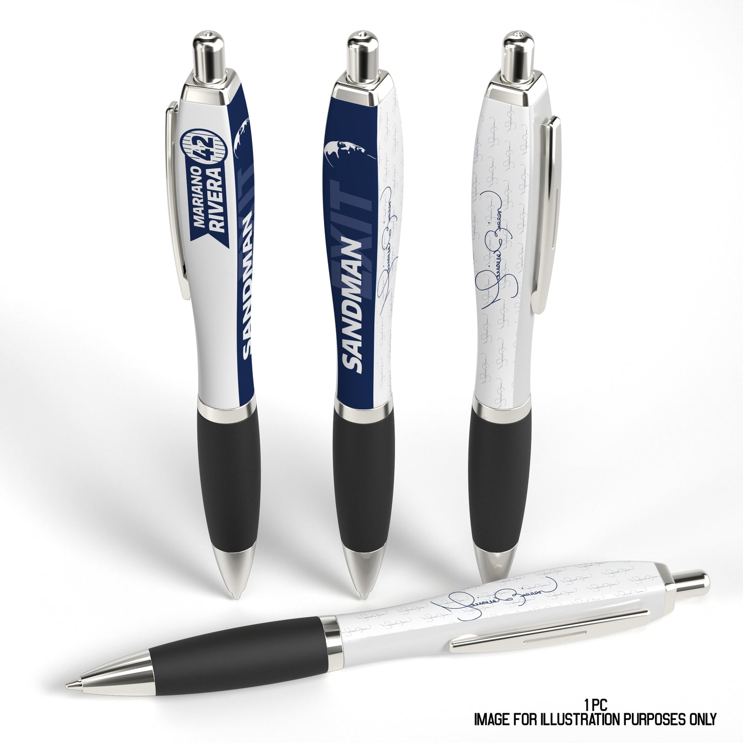 Mariano Rivera 3-Sided Ballpoint Pen with Clip - Sandman